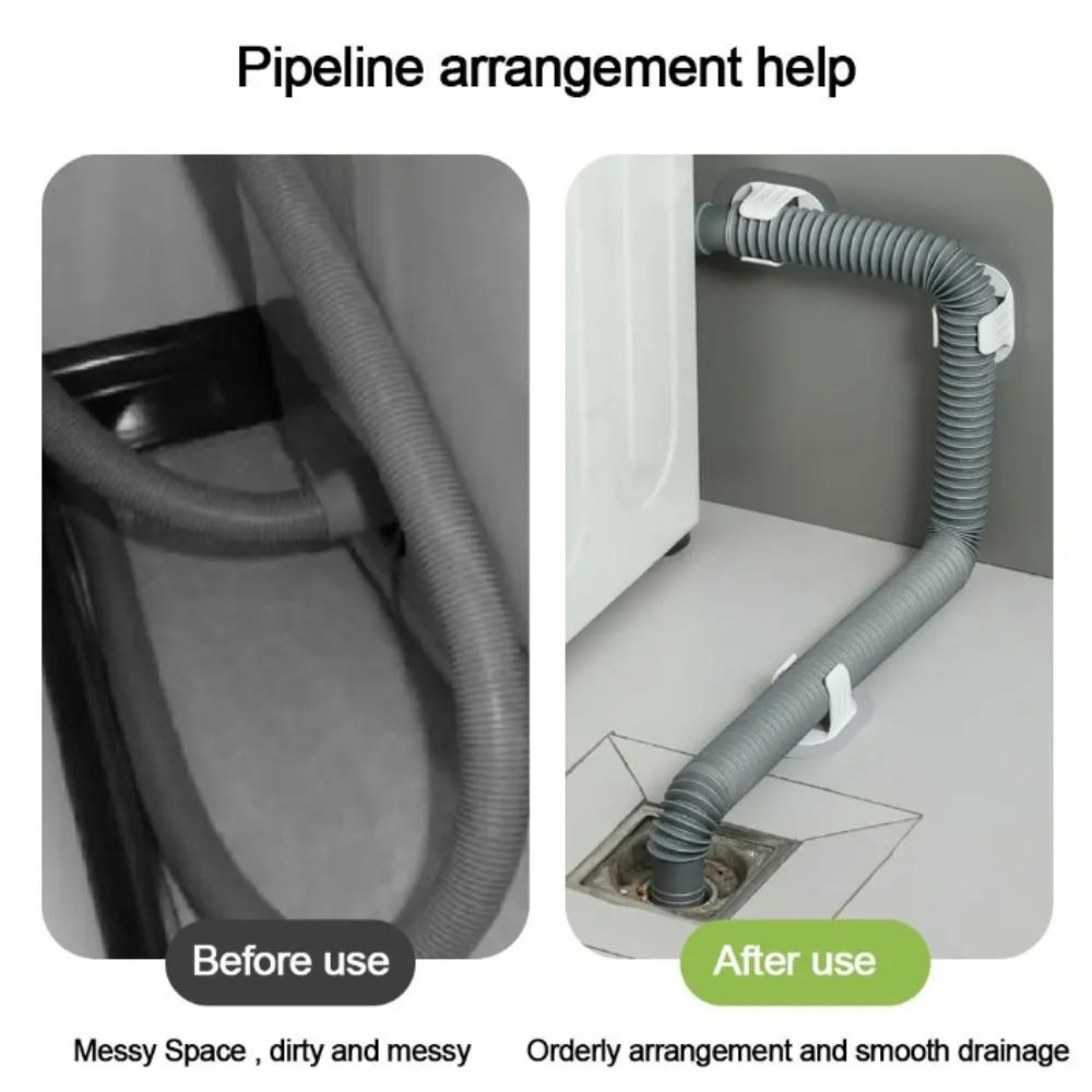 ตะขอหนีบท่อแบบมีกาวในตัว 5 ชิ้ - Plastic Pipe Clip บทวิจารณ์และราคา
