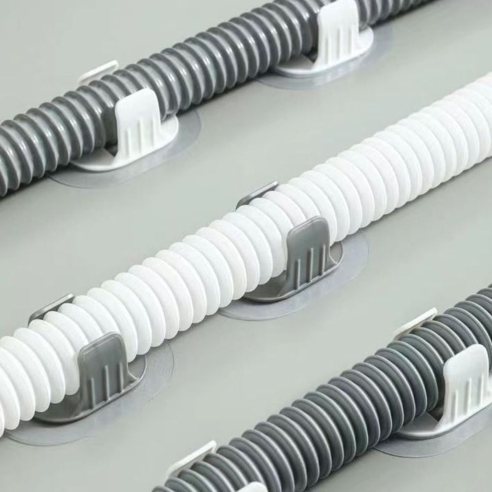ตะขอหนีบท่อแบบมีกาวในตัว 5 ชิ้ - Plastic Pipe Clip บทวิจารณ์และราคา