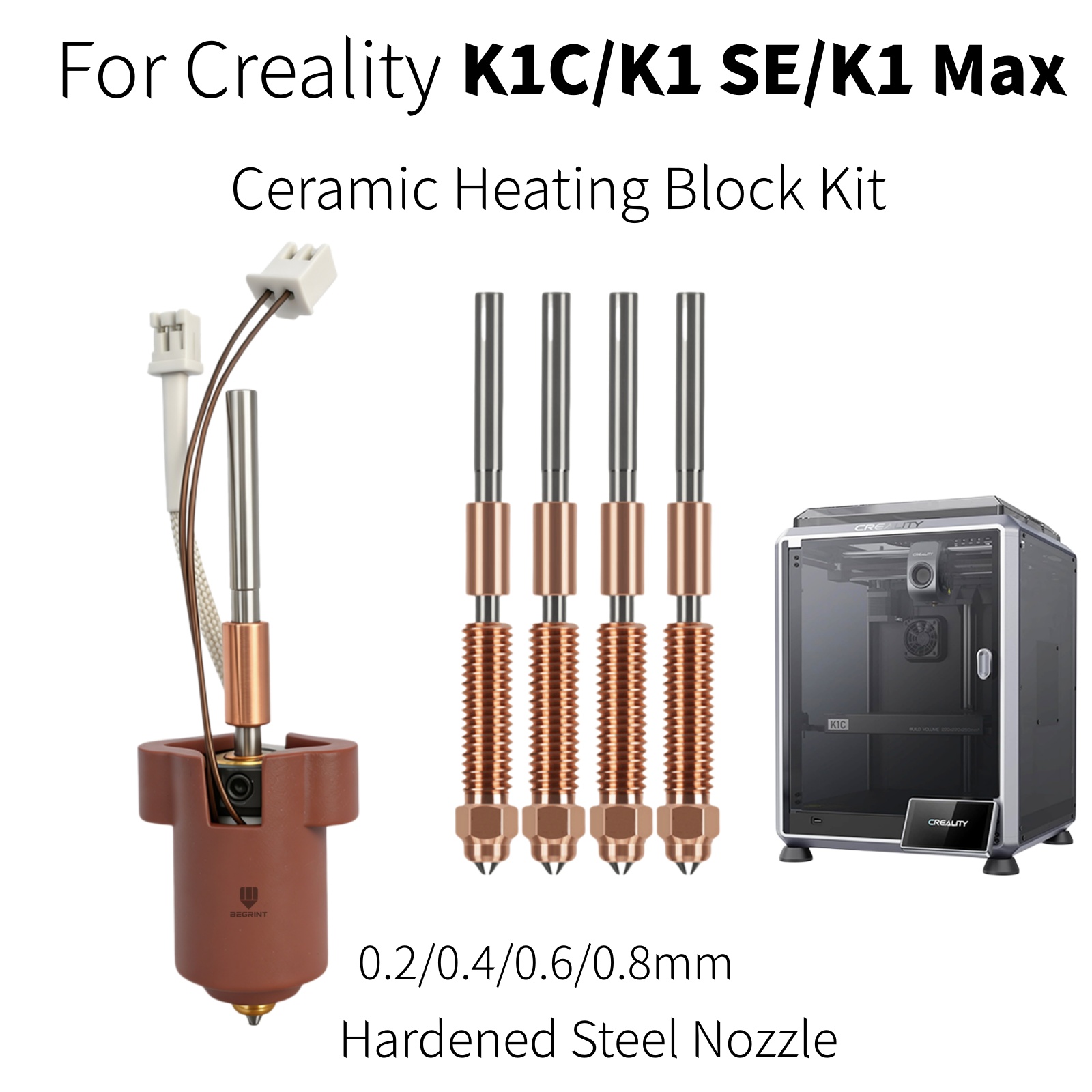 ชุดหัวฉีด Creality K1C K1 MAX  - Creality Printer K1 บทวิจารณ์และราคา